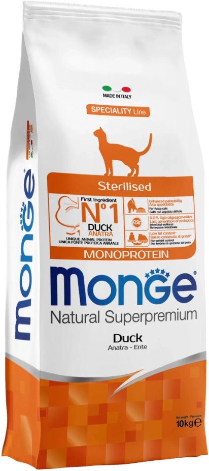 Корм для кошек Monge Natural Superpremium Monoprotein