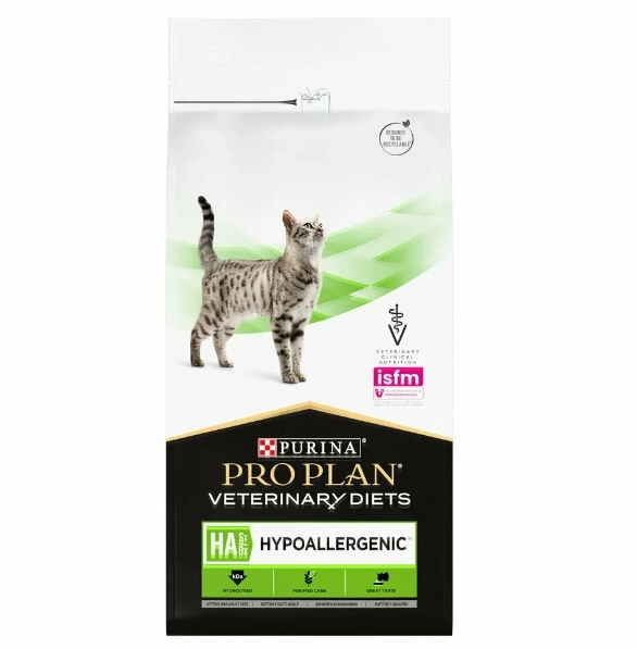 Продукт Pro Plan Veterinary Diets Feline HA Hypoallergenic dry