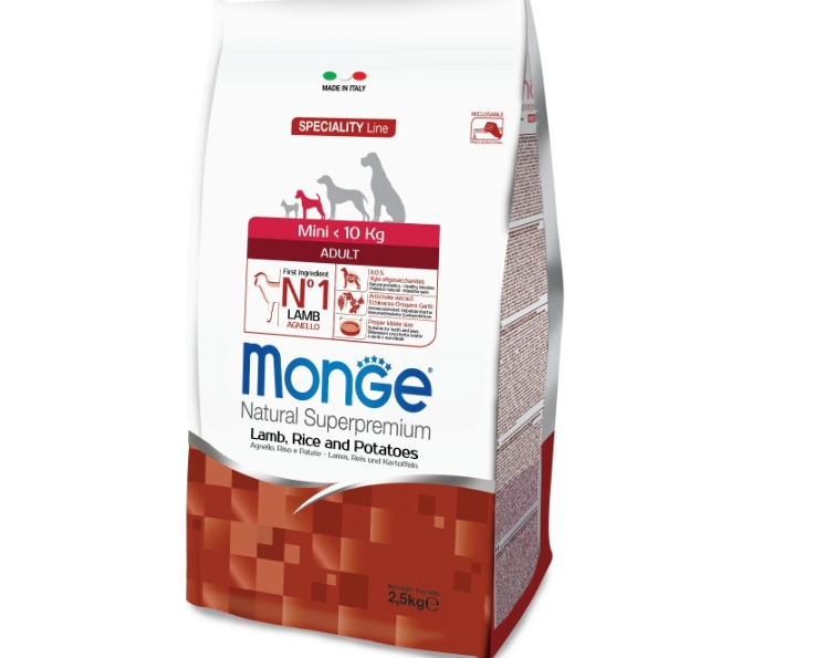 Сухой корм для собак мелких пород Monge Dog Speciality Line Monoprotein Mini